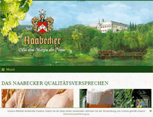 Tablet Screenshot of naabecker.de